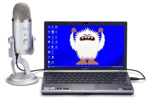 Blue Microphones Yeti mit Laptop